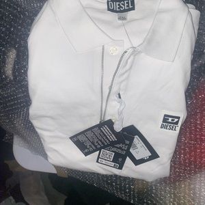 XL Men’s white polo shirt - Diesel (Brand New)